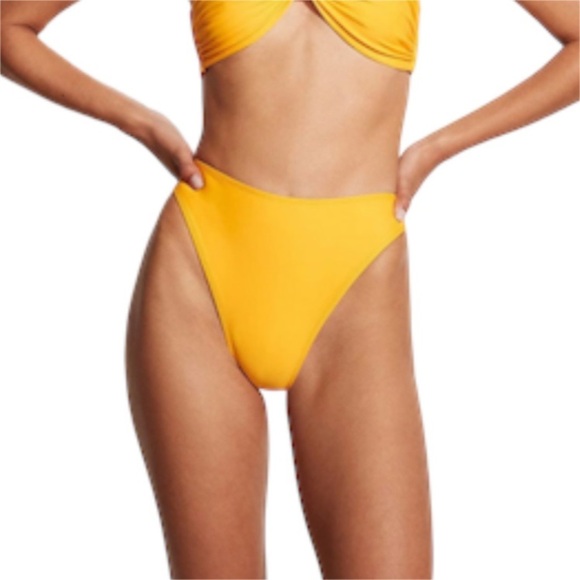 Faithfull The Brand Dylla Bikini Bottoms Medium US 6 Sun Handmade - Picture 1 of 10